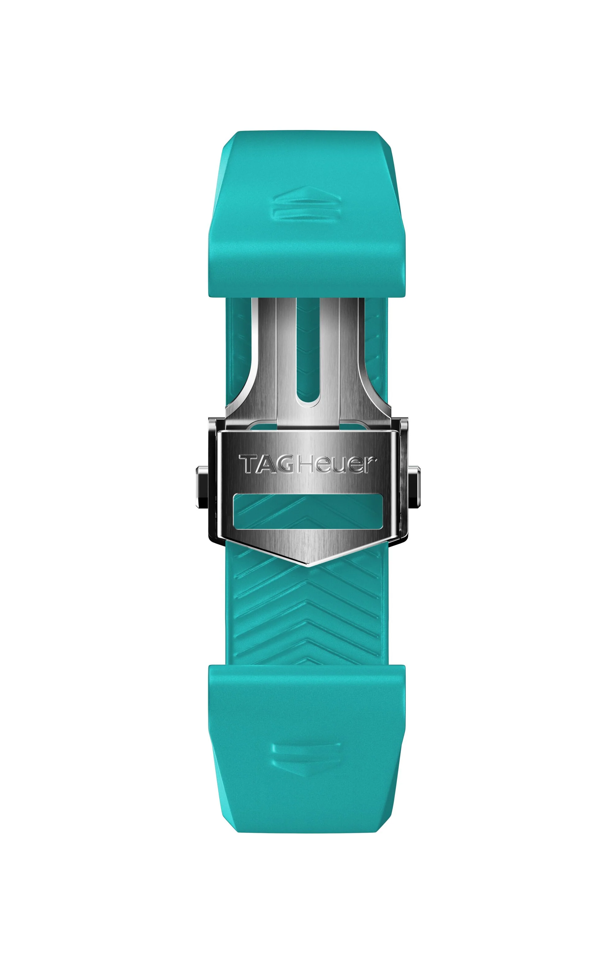 TAG Heuer Watch Connected Calibre E4 42 Light Blue Rubber - Image 7