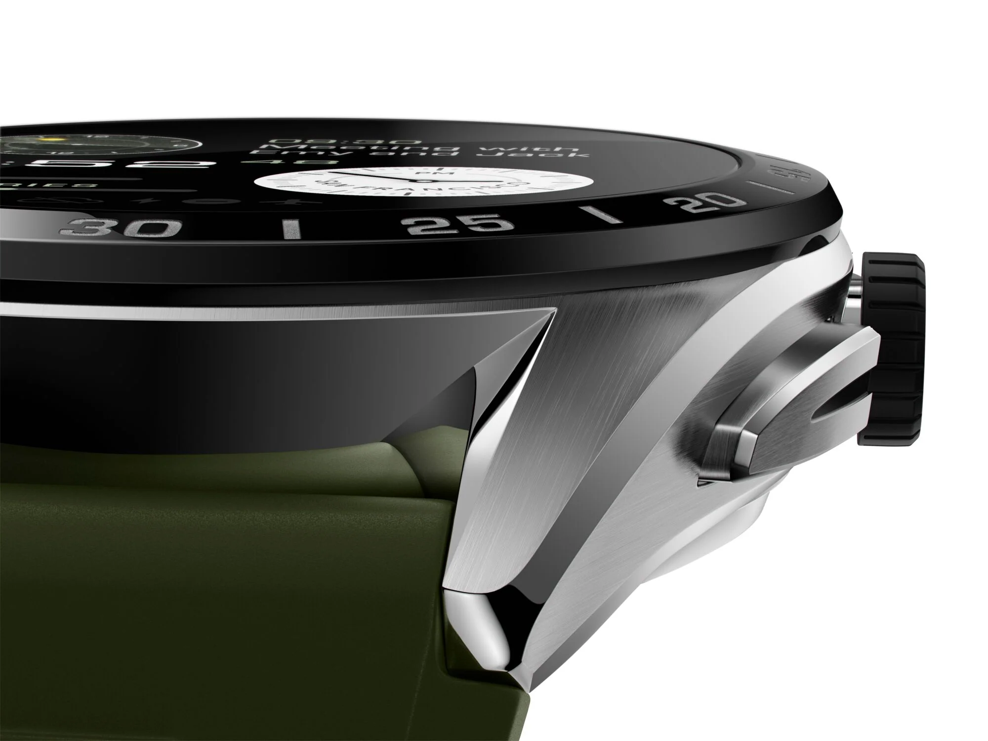 TAG Heuer Watch Connected Calibre E4 45 Khaki Rubber - Image 4