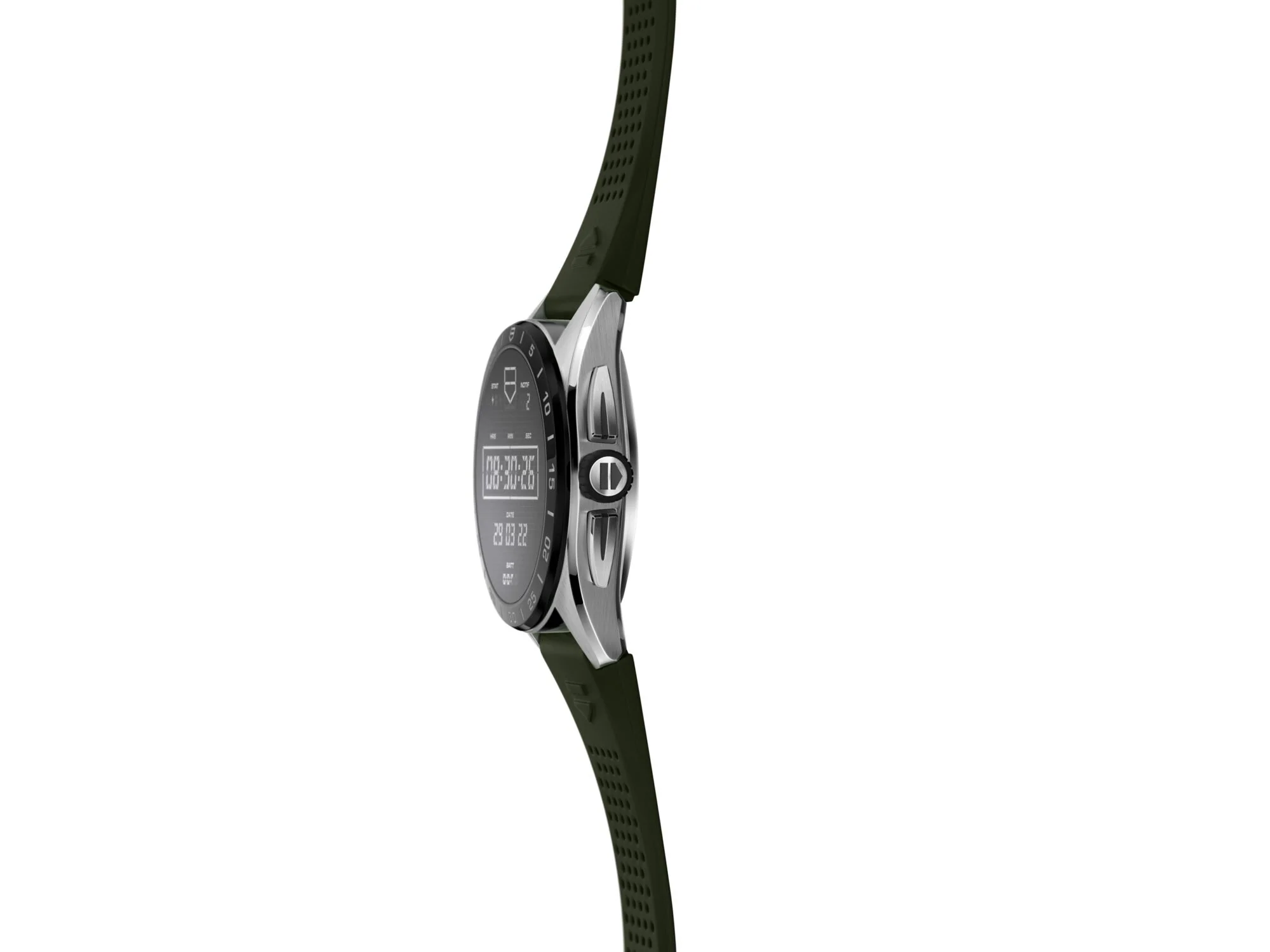 TAG Heuer Watch Connected Calibre E4 45 Khaki Rubber - Image 5