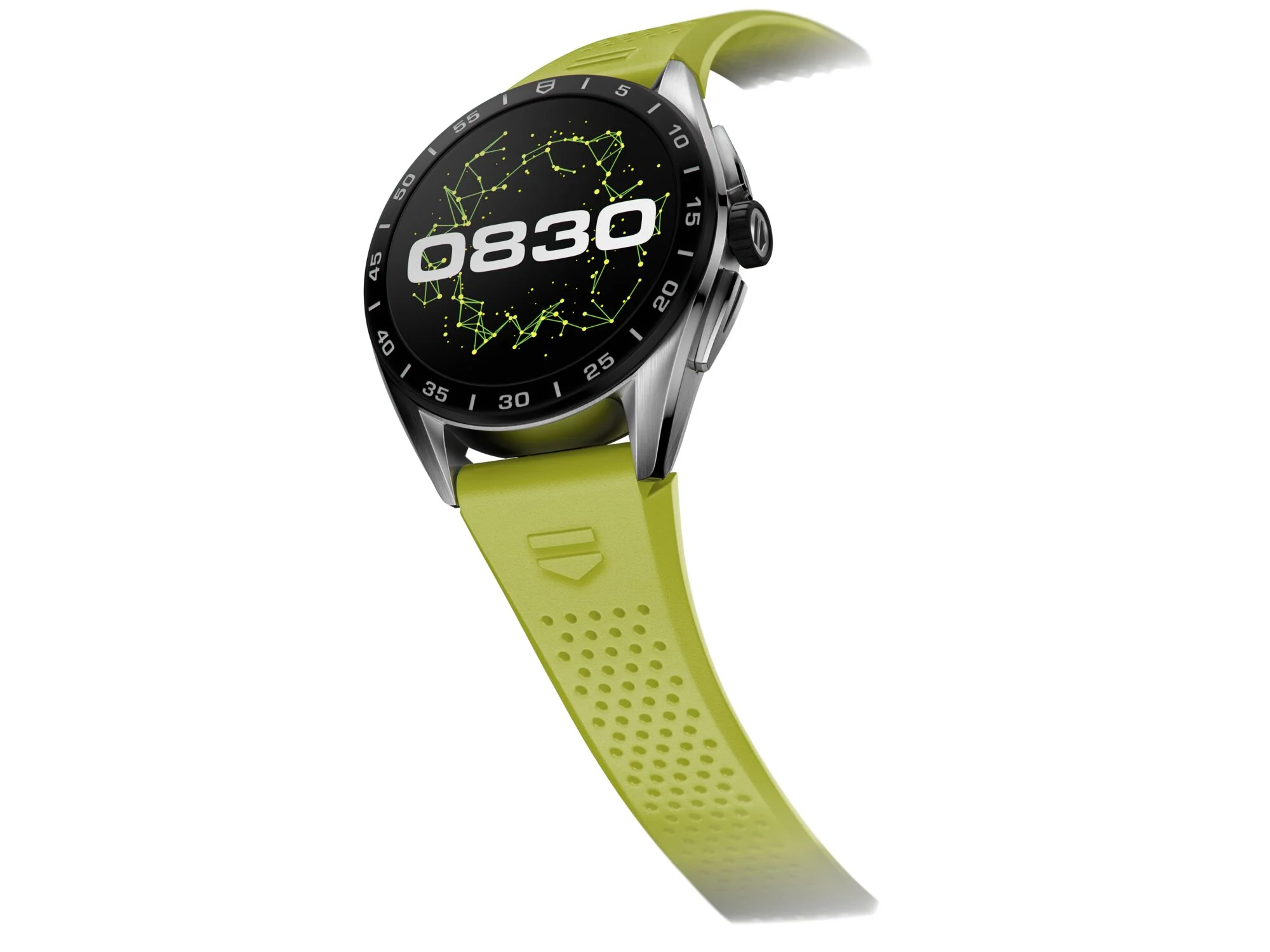 TAG Heuer Watch Connected Calibre E4 45 Lime Rubber - Image 3