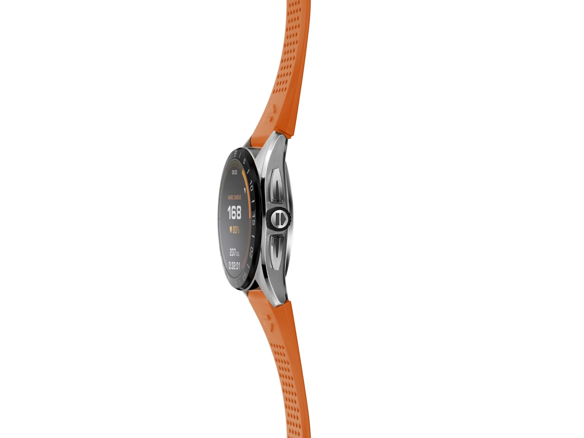 TAG Heuer Watch Connected Calibre E4 45 Orange Rubber - Image 5