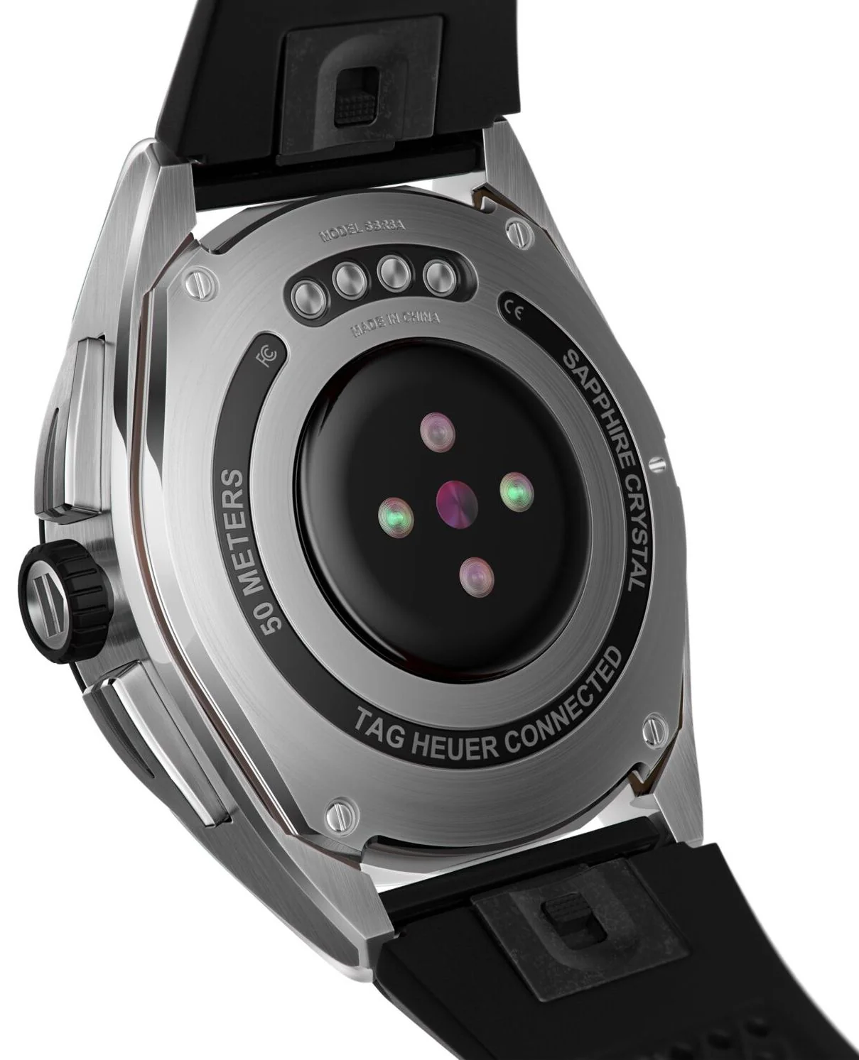 TAG Heuer Connected Calibre E4 Black 45 Rubber D - Image 2