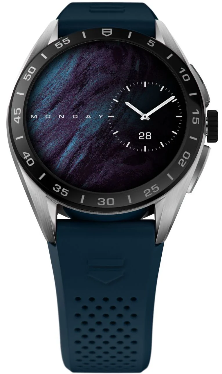 TAG Heuer Connected Calibre E4 Blue 45 Rubber - Image 3