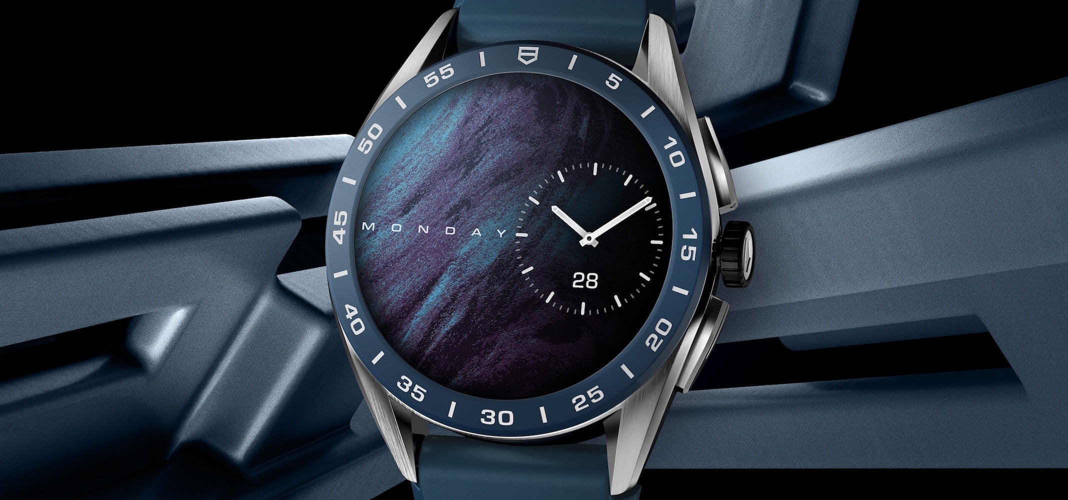 TAG Heuer Connected Calibre E4 Blue 45 Rubber - Image 7