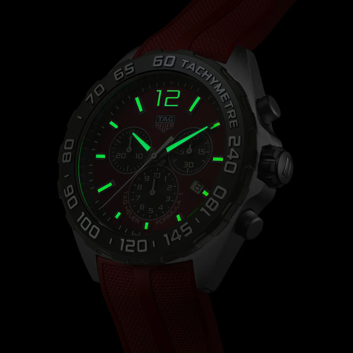 TAG Heuer Formula 1 Chronograph Red Watch - Image 3