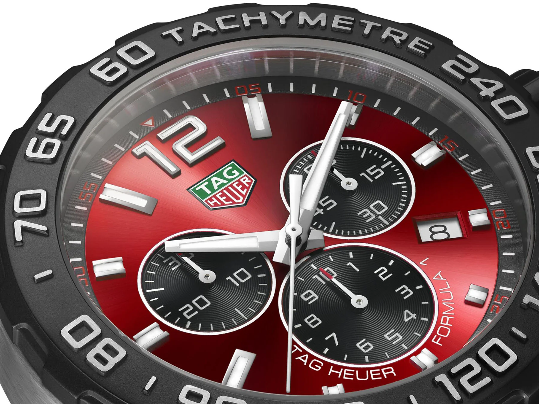 TAG Heuer Formula 1 Chronograph Red Watch - Image 5