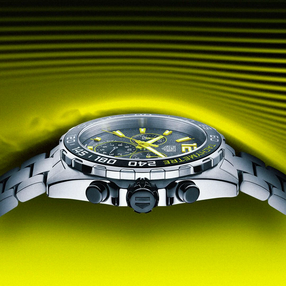 TAG Heuer Watch Formula 1 Quartz Yellow Bracelet - Image 5