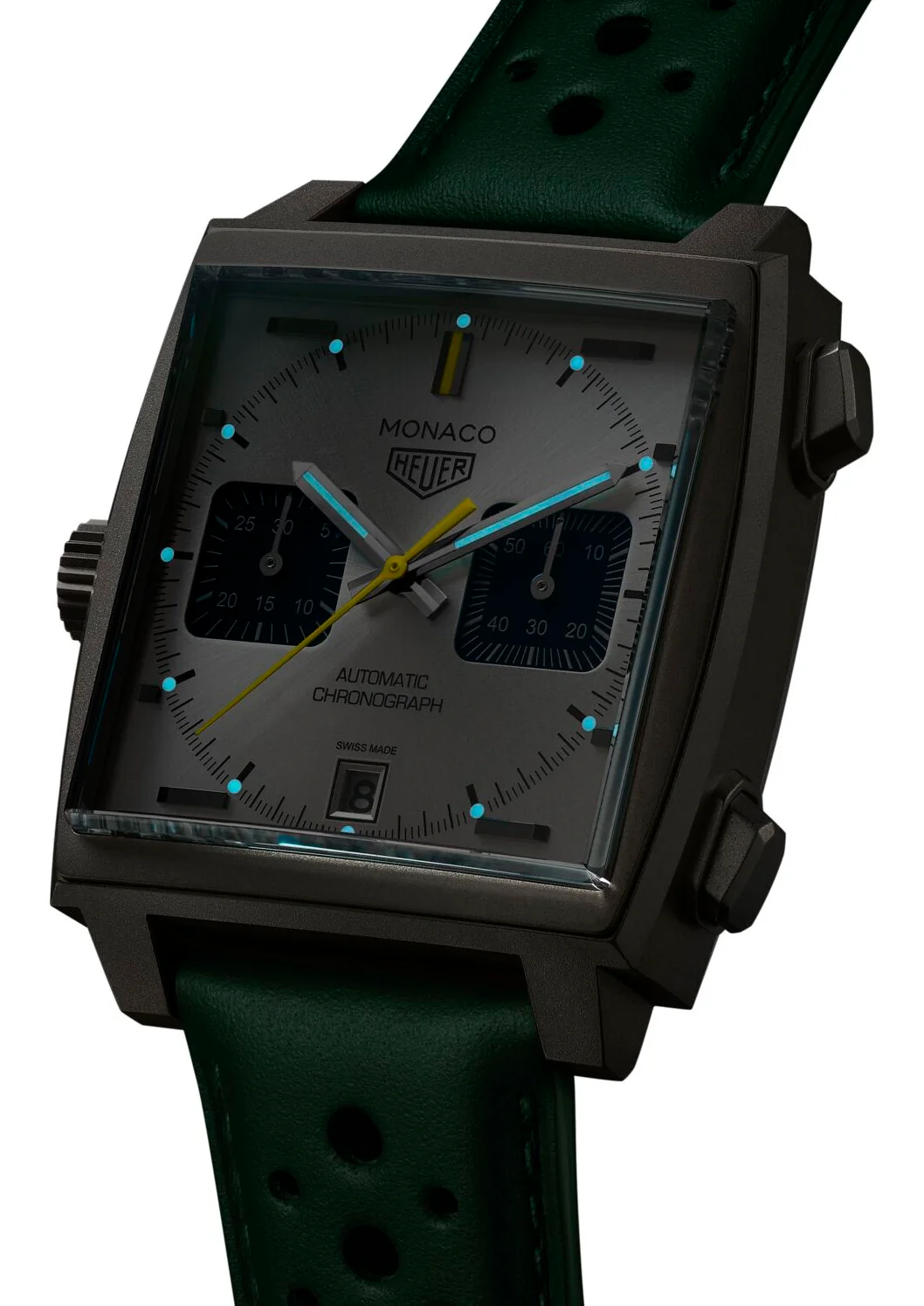 TAG Heuer Monaco Chronograph Racing Green Limited Edition Watch - Image 4
