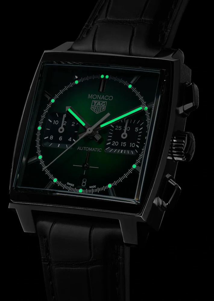 TAG Heuer Watch Monaco Green Limited Edition - Image 2
