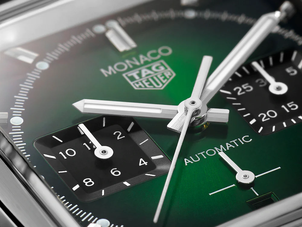 TAG Heuer Watch Monaco Green Limited Edition - Image 5