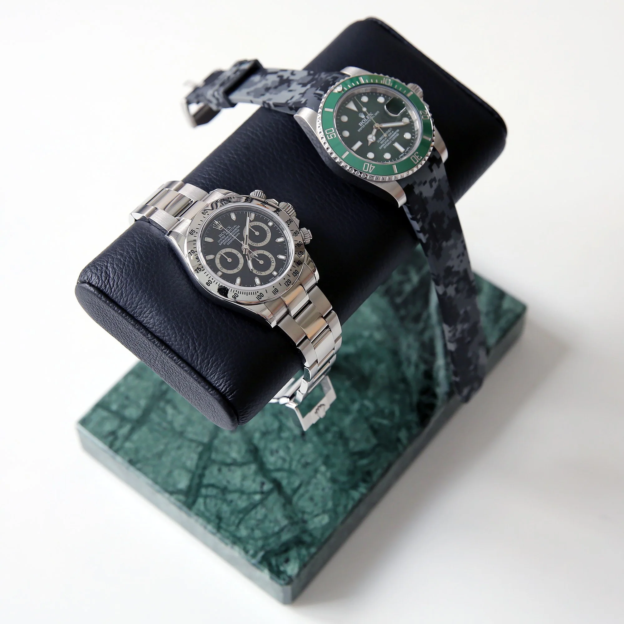 The Watch Stand Duo Green & Black - Image 7