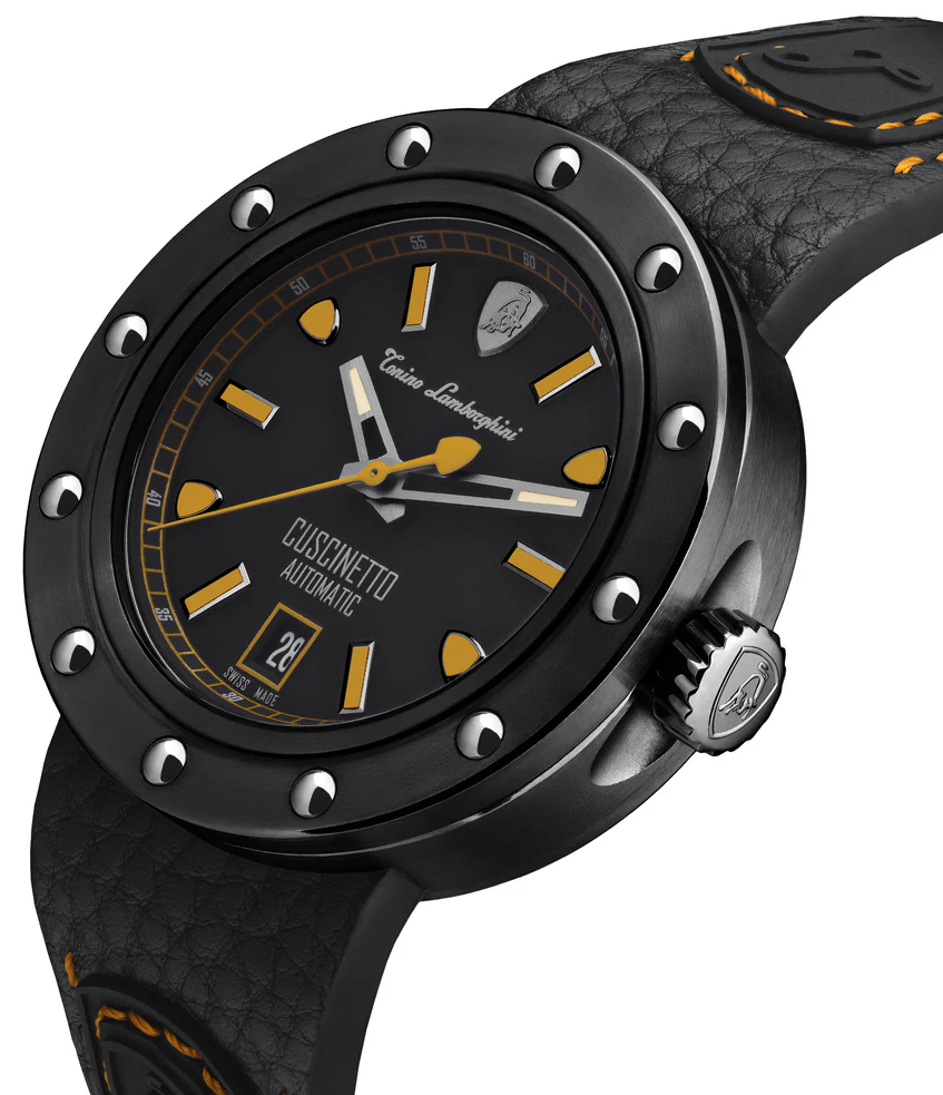 Tonino Lamborghini Watch Cuscinetto Black Orange - Image 2