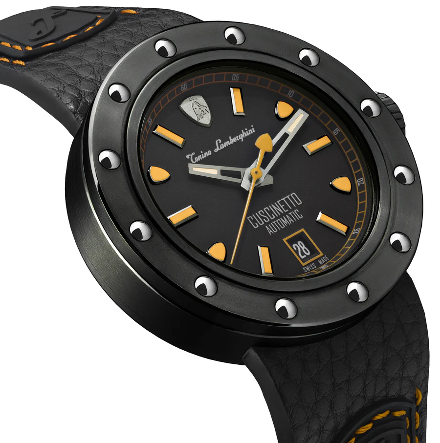 Tonino Lamborghini Watch Cuscinetto Black Orange - Image 3