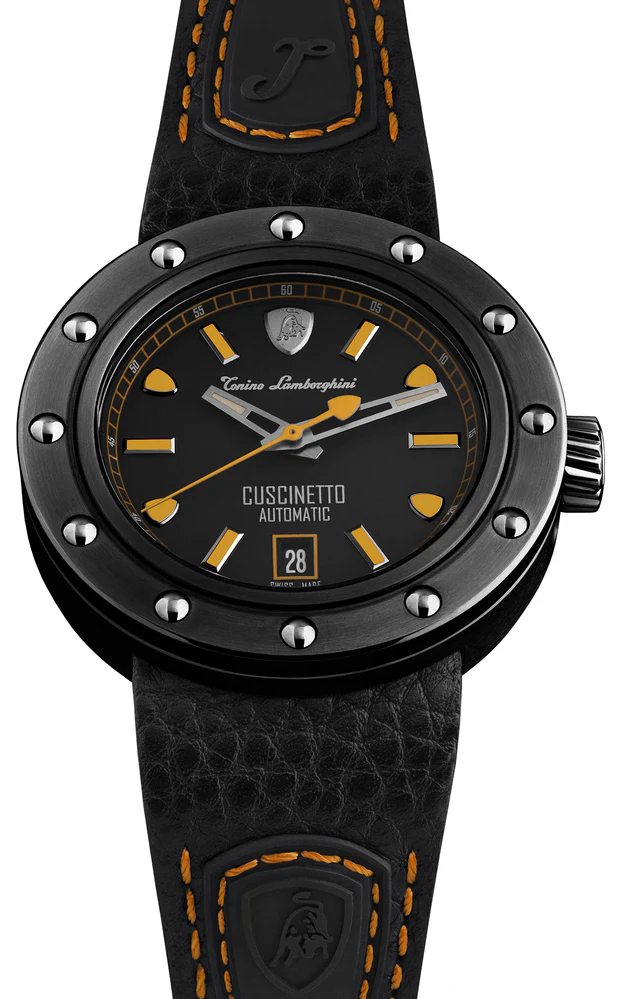 Tonino Lamborghini Watch Cuscinetto Black Orange - Image 4