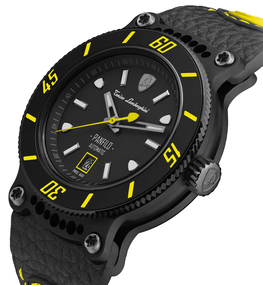 Tonino Lamborghini Watch Panfilo Black Yellow - Image 2