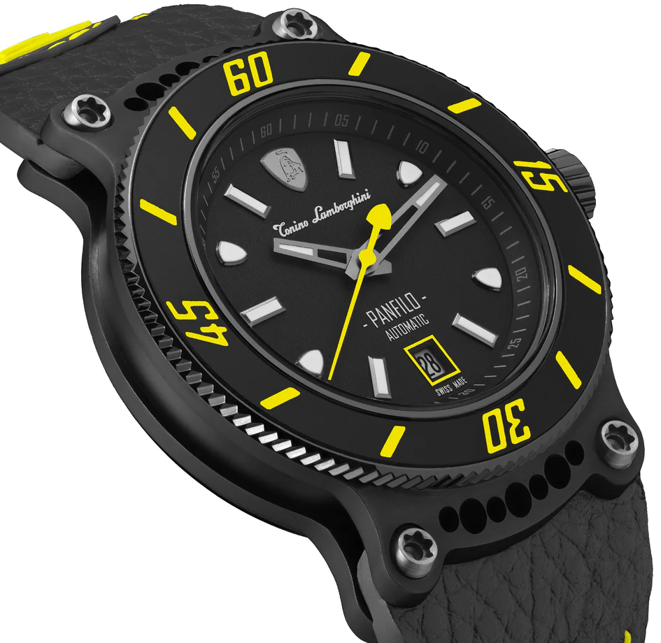 Tonino Lamborghini Watch Panfilo Black Yellow - Image 3
