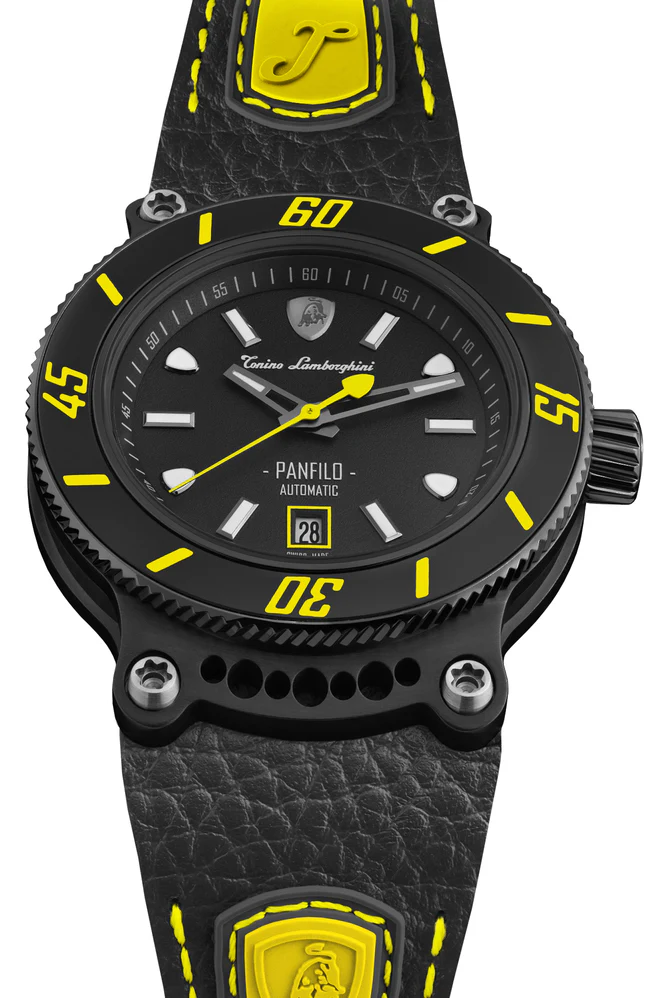 Tonino Lamborghini Watch Panfilo Black Yellow - Image 4
