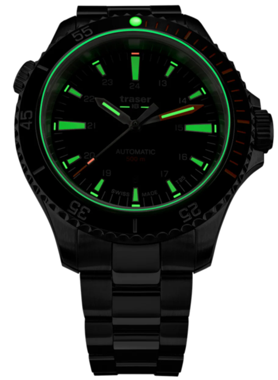 Traser H3 P67 Diver Automatic Black Bracelet Watch - Image 3