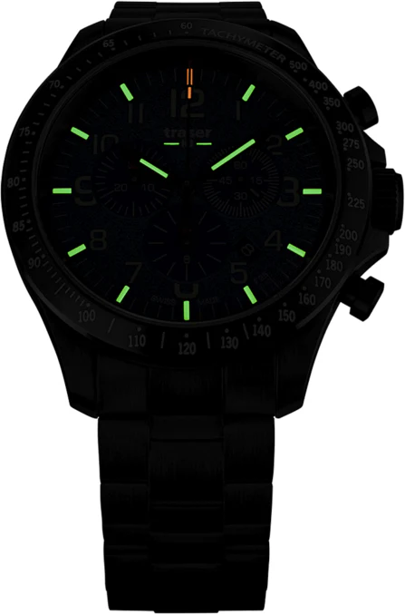 Traser H3 P67 Officer Pro Chronograph Green Watch - Image 3