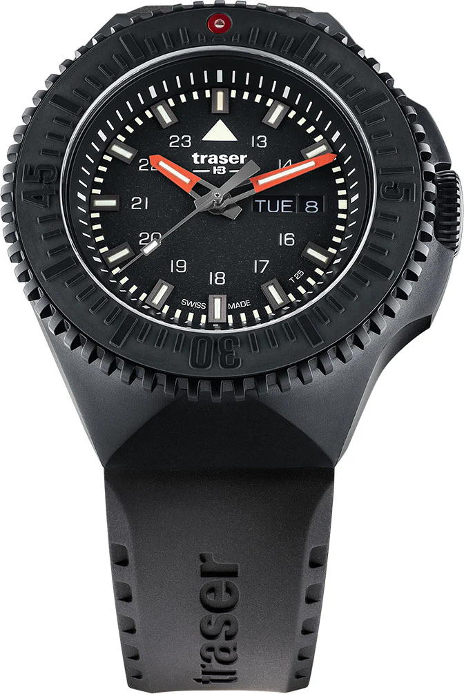 Traser H3 P69 Black Stealth Black Rubber Watch