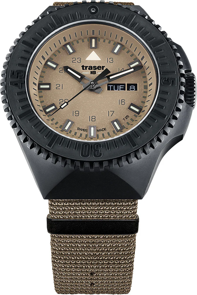 Traser H3 P69 Black Stealth Sand Nato Watch