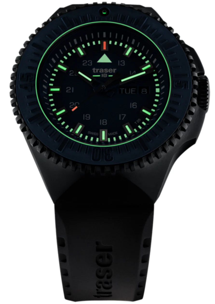 Traser H3 P69 Black Stealth Sand Rubber Watch - Image 3