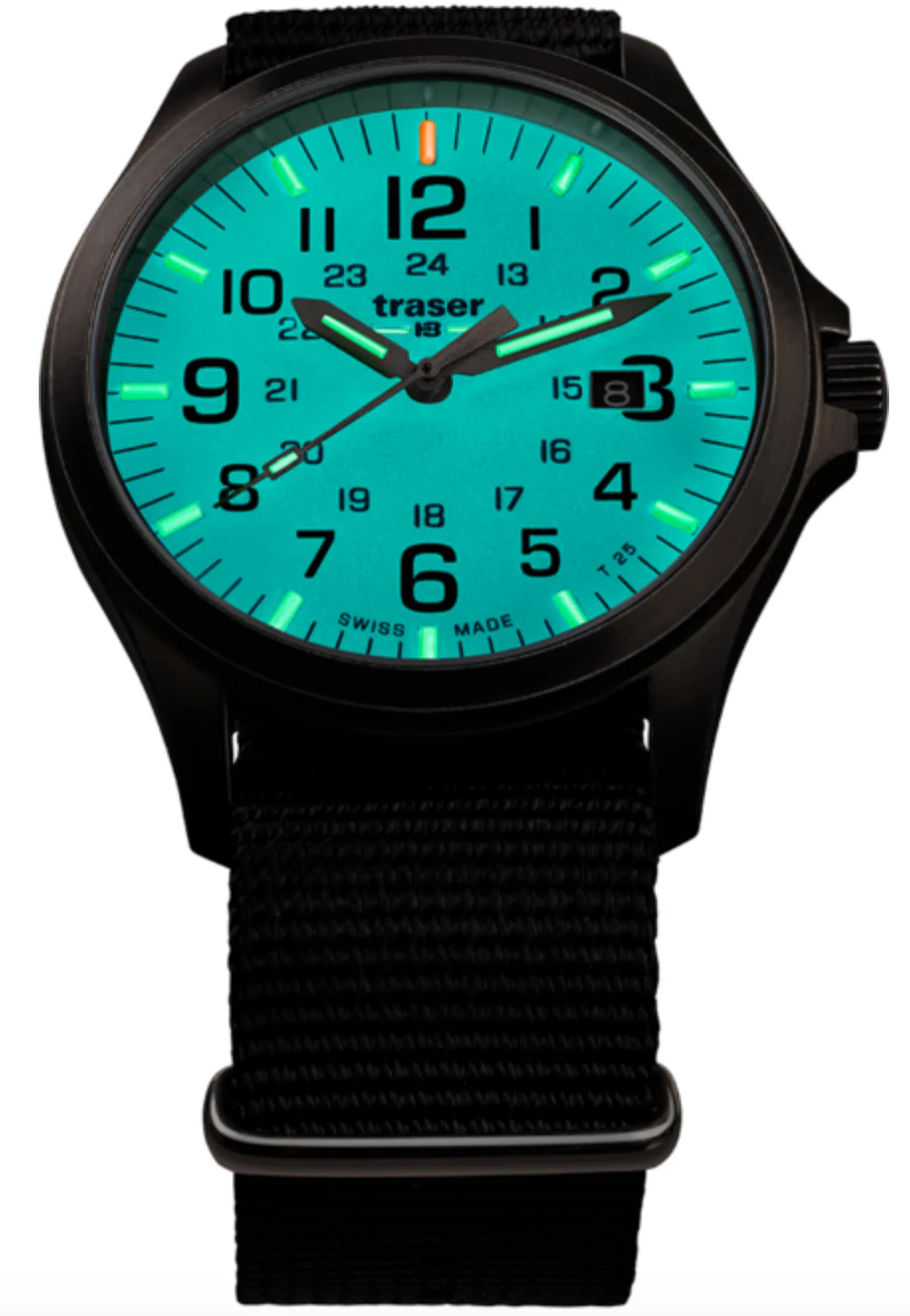 Traser H3 Watches Active Lifestyle P67 Officer Pro GunMetal Sky Blue - Image 2