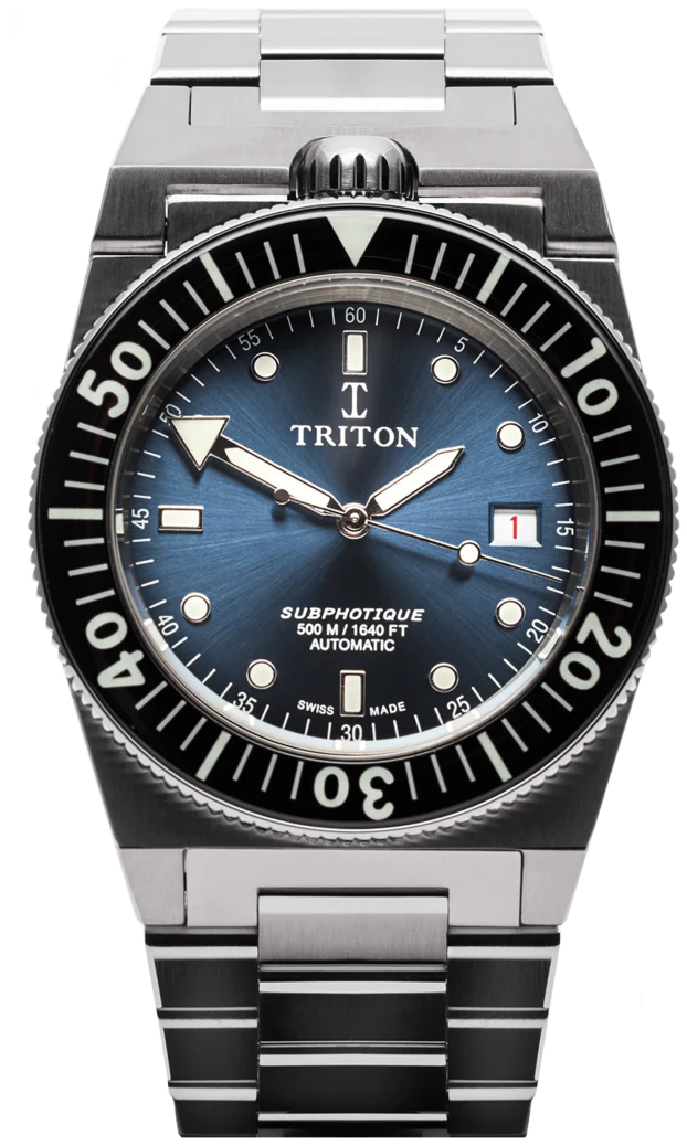 Triton Subphotique Antlantic Blue TR-01 Watch
