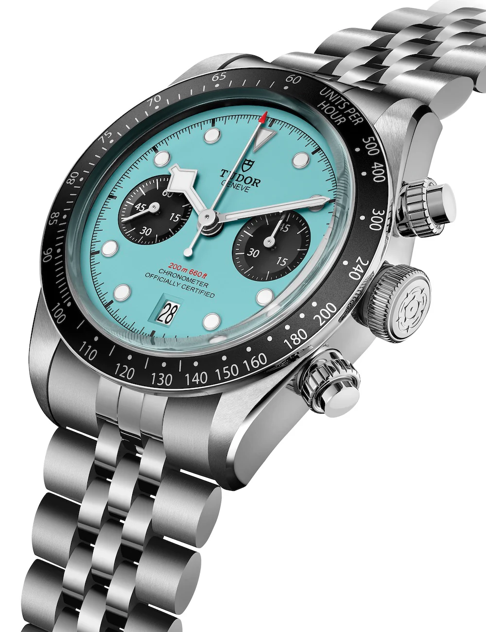 TUDOR Black Bay Chrono Flamingo Blue Watch - Image 3
