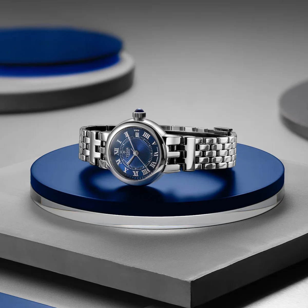 TUDOR Clair De Rose 26mm Blue Watch - Image 5