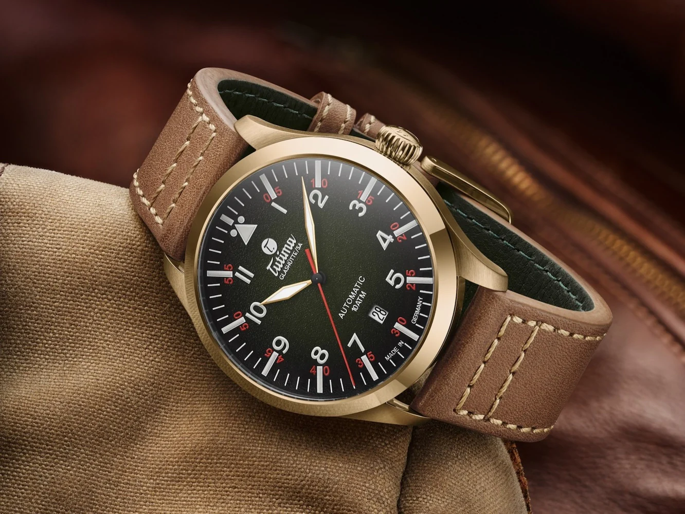 Tutima Flieger Automatic Bronze Limited Edition Watch - Image 3