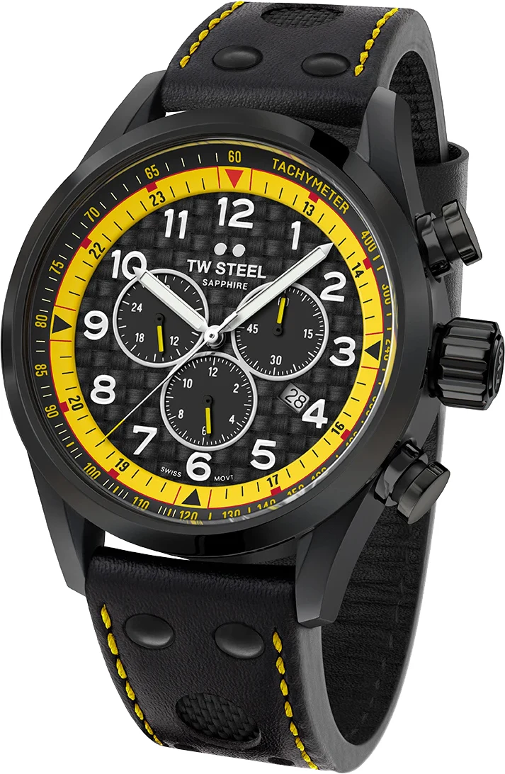 TW Steel Watch Fast Lane Swiss Volante Coronel WTCR Special Edition