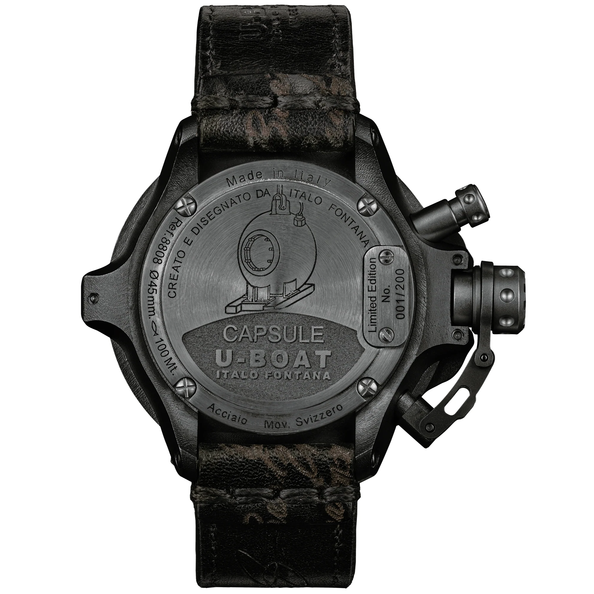 U-Boat Capsule 45mm PVD BK BL Limited Edition Watch - Image 2