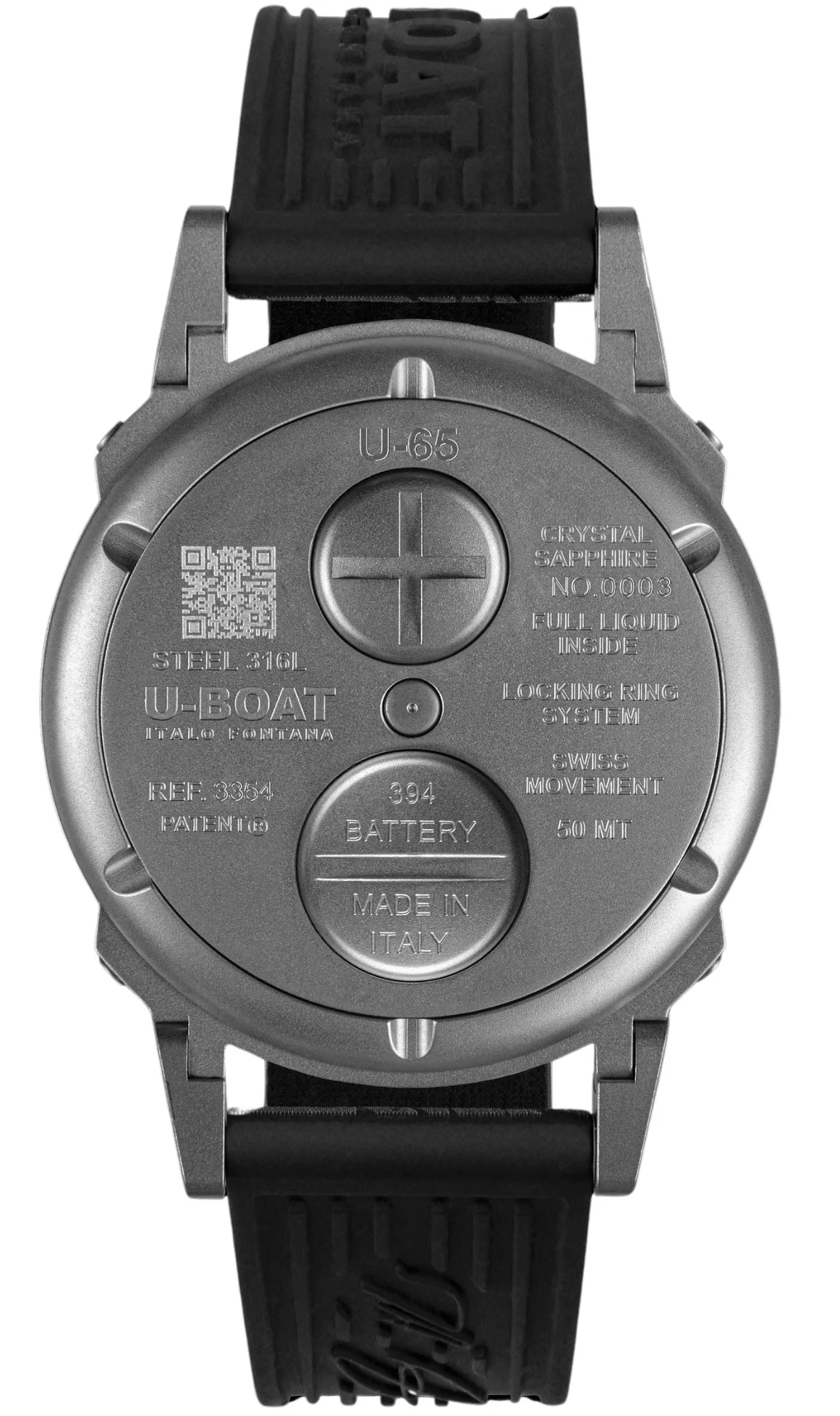 U-Boat U-65 SS White 44mm Watch - Image 2