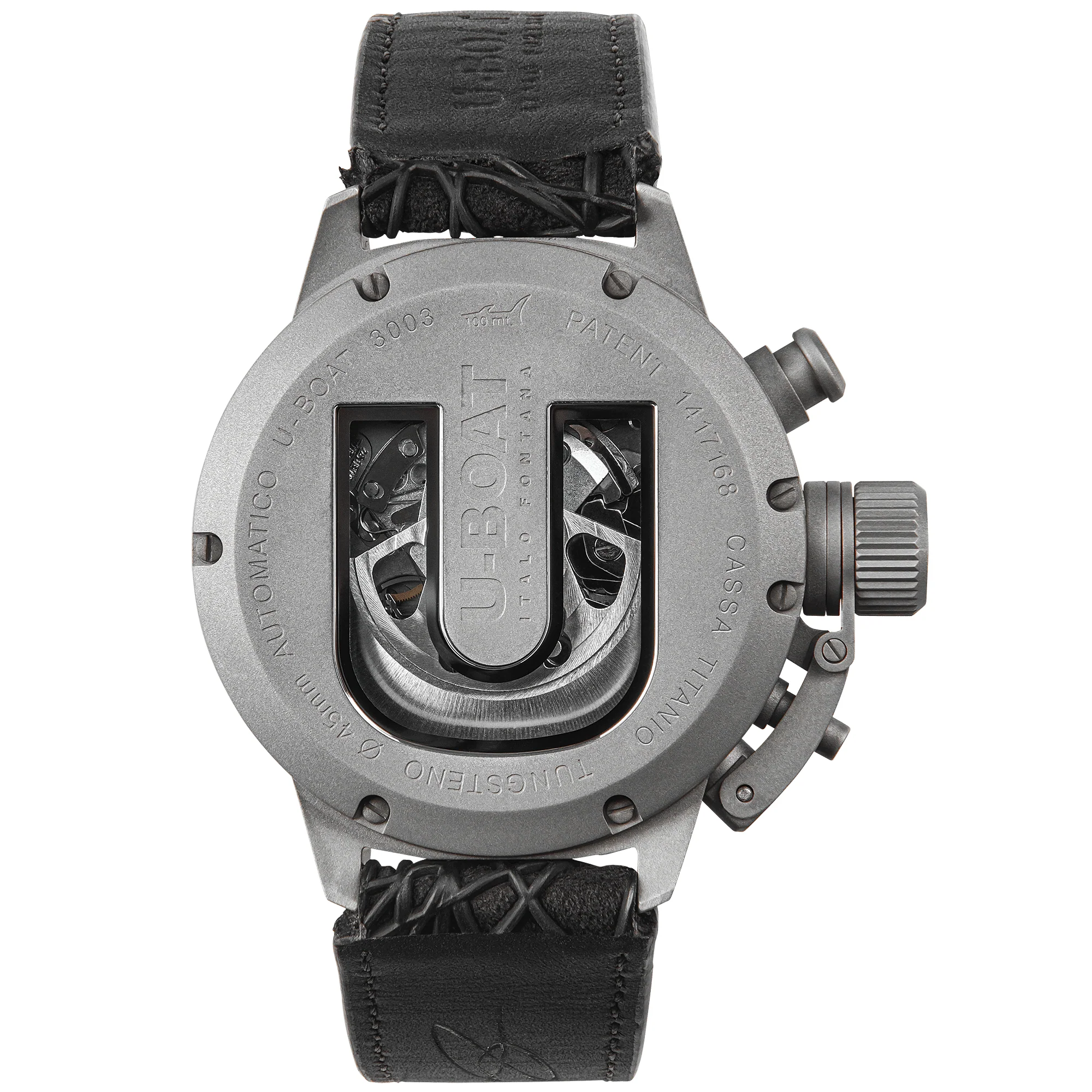 U-Boat Classico 45 Titanium Chronograph Tungsten Blue Limited Edition Watch - Image 2