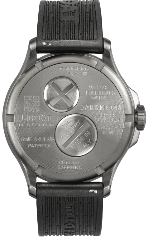 U-Boat Darkmoon Black SS Watch - Image 2