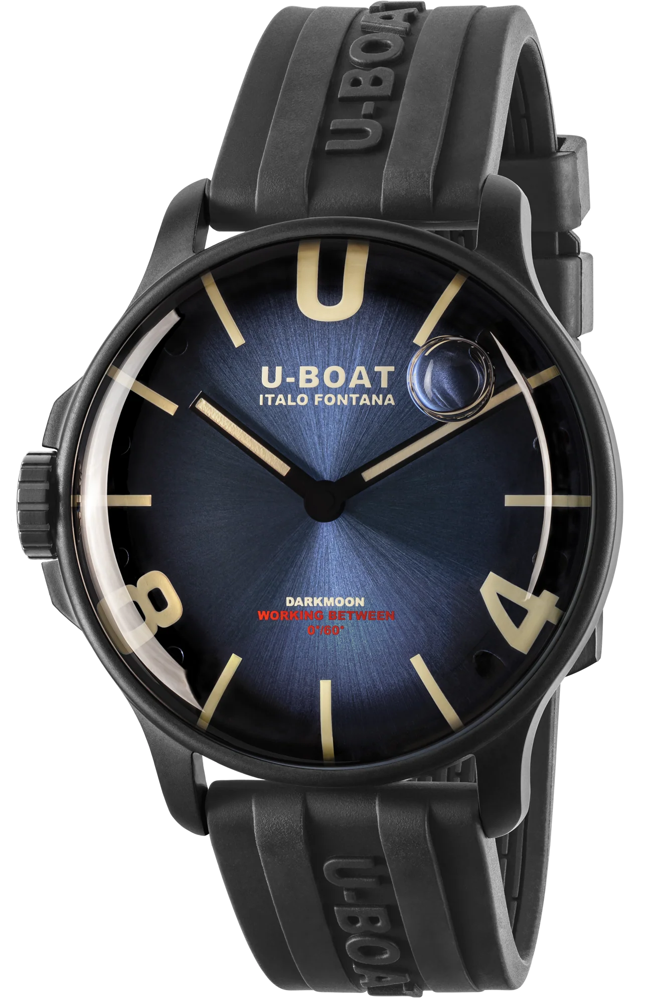 U-Boat Darkmoon Imperial Blue PVD Watch