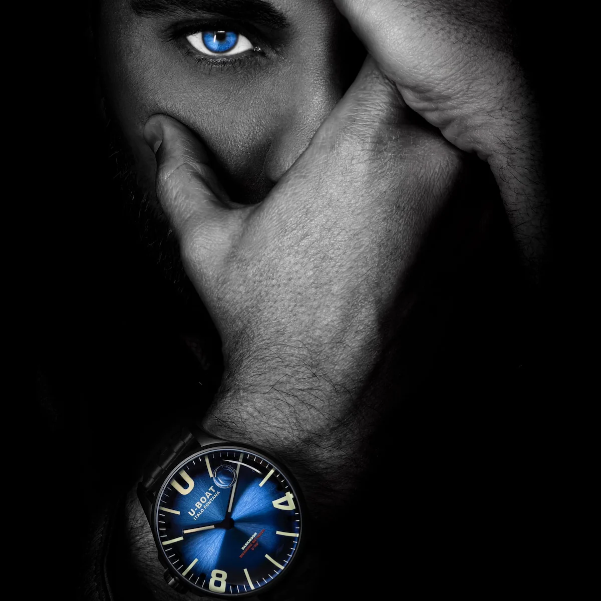 U-Boat Darkmoon Imperial Blue PVD Watch - Image 3