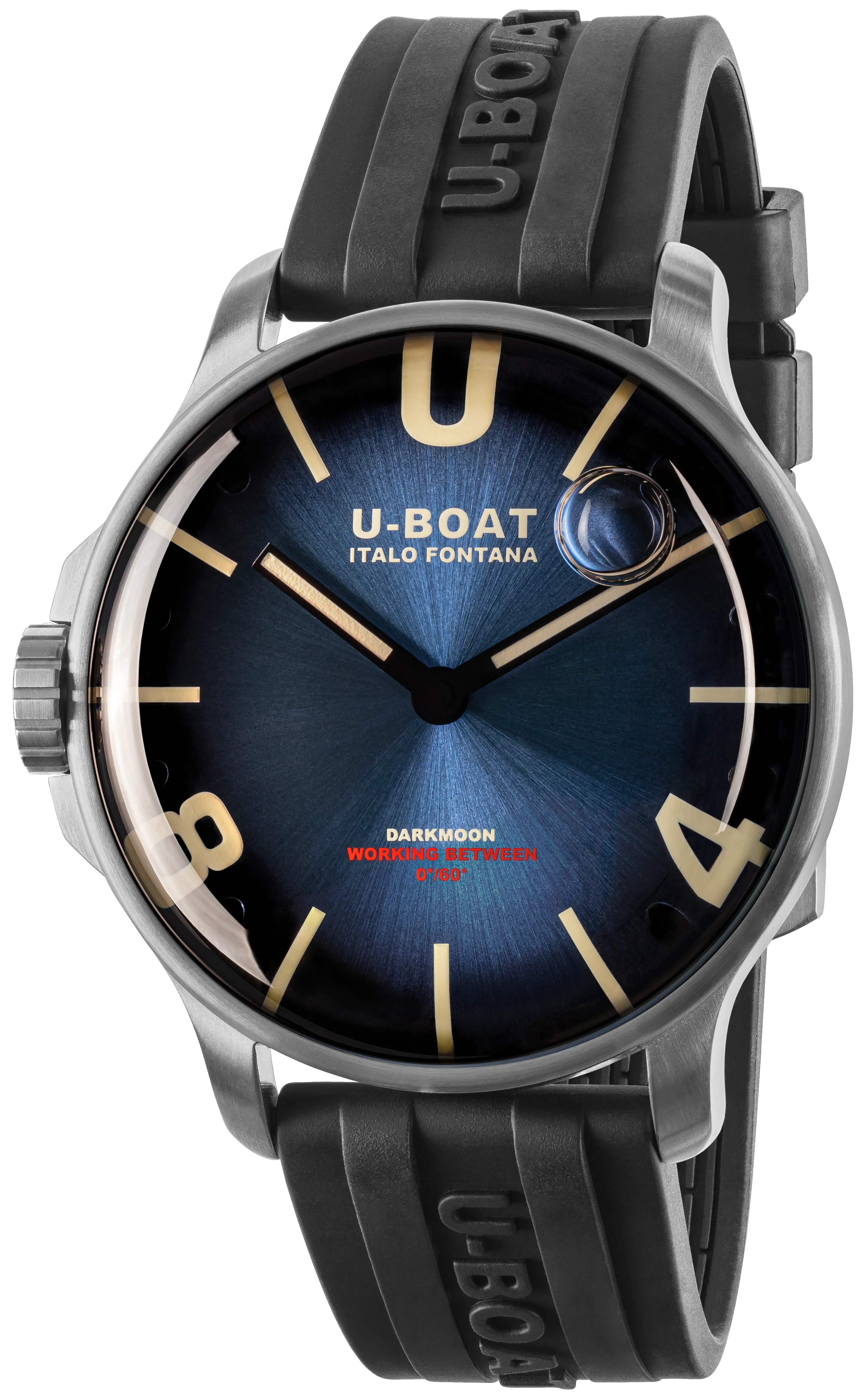 U-Boat Darkmoon Imperial Blue SS Watch