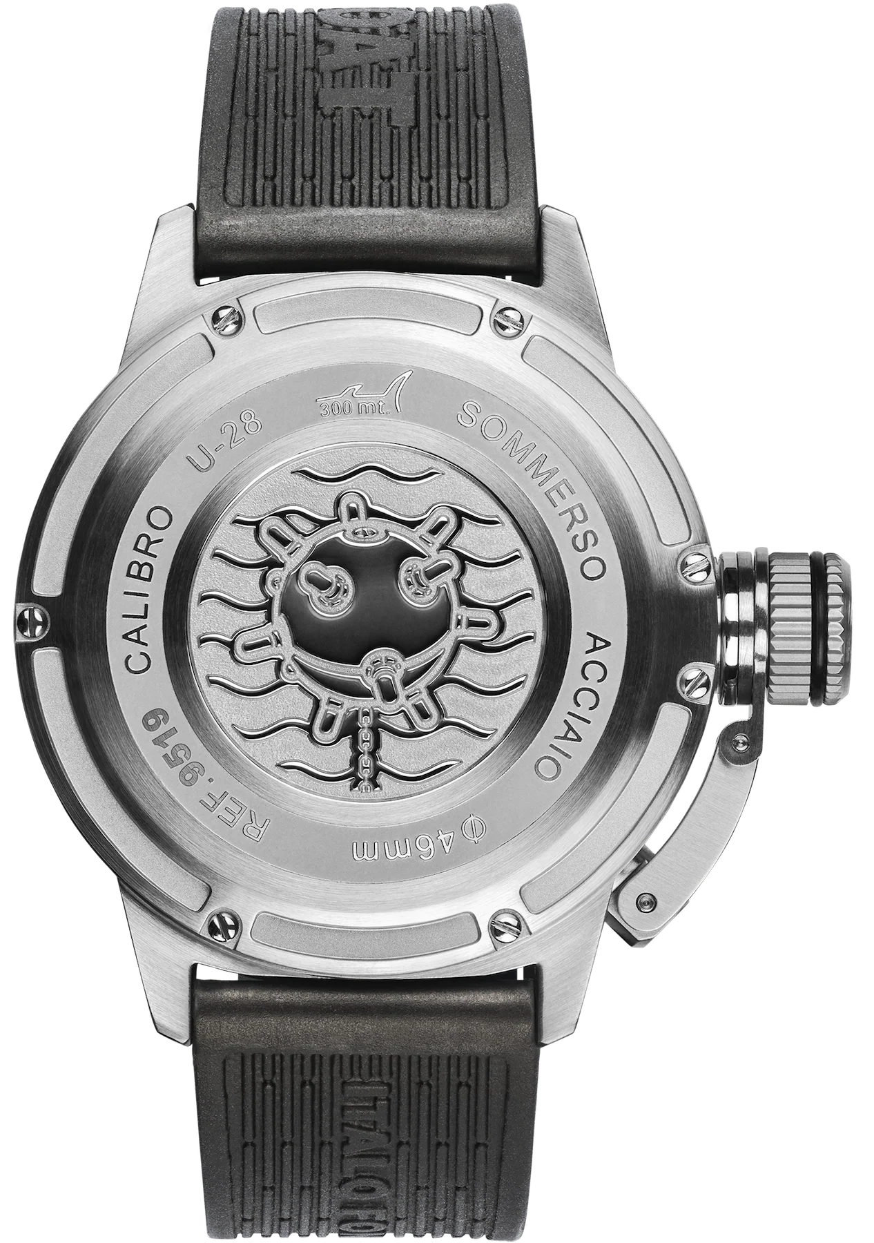 U-Boat Sommerso Ghiera Ceramica Bicolore Quadrante Blue Watch - Image 2