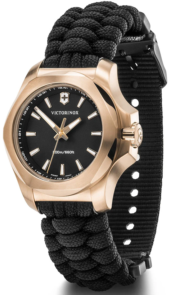 Victorinox Swiss Army Watch I.N.O.X. V Black Rose Gold - Image 3