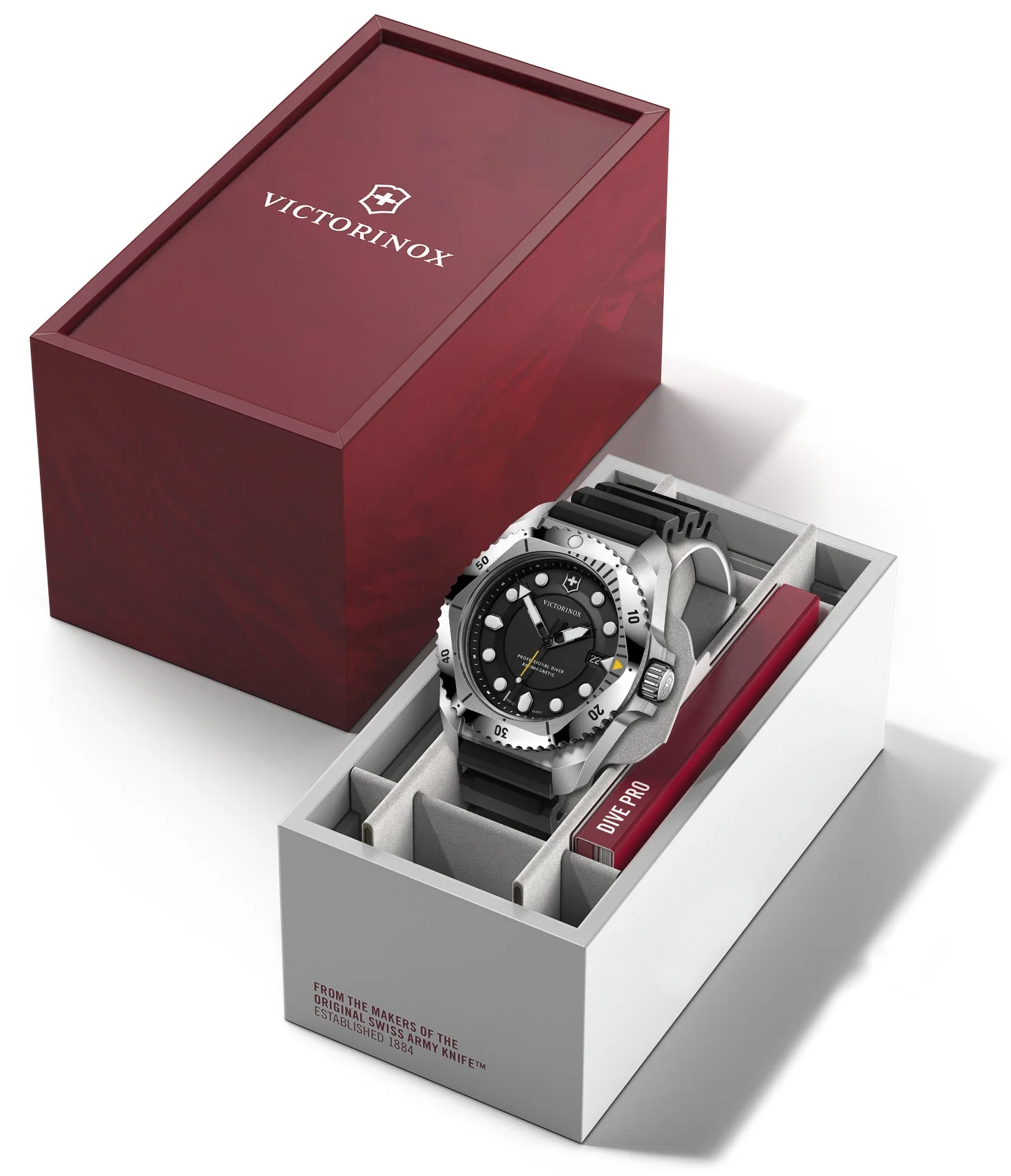 Victorinox Dive Pro Quartz Three Hands Steel Watch - Image 8