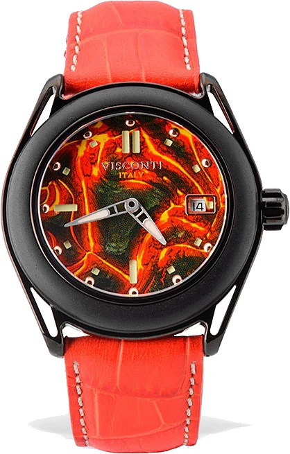 Visconti Watch Lava Emotion Red