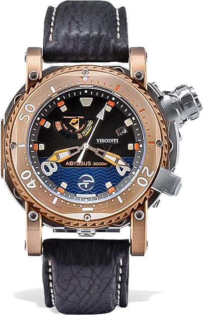 Visconti Watch Pro Dive 3000 Abyssus Titanium Bronze