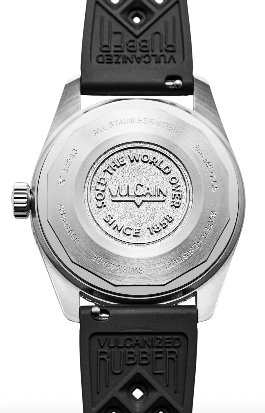 Vulcain Skindiver GMT Blanca Vintage Rubber Watch - Image 2