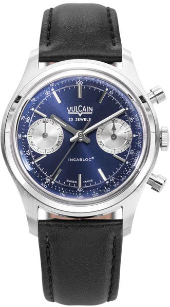Vulcain Chronograph 38mm Blue Watch