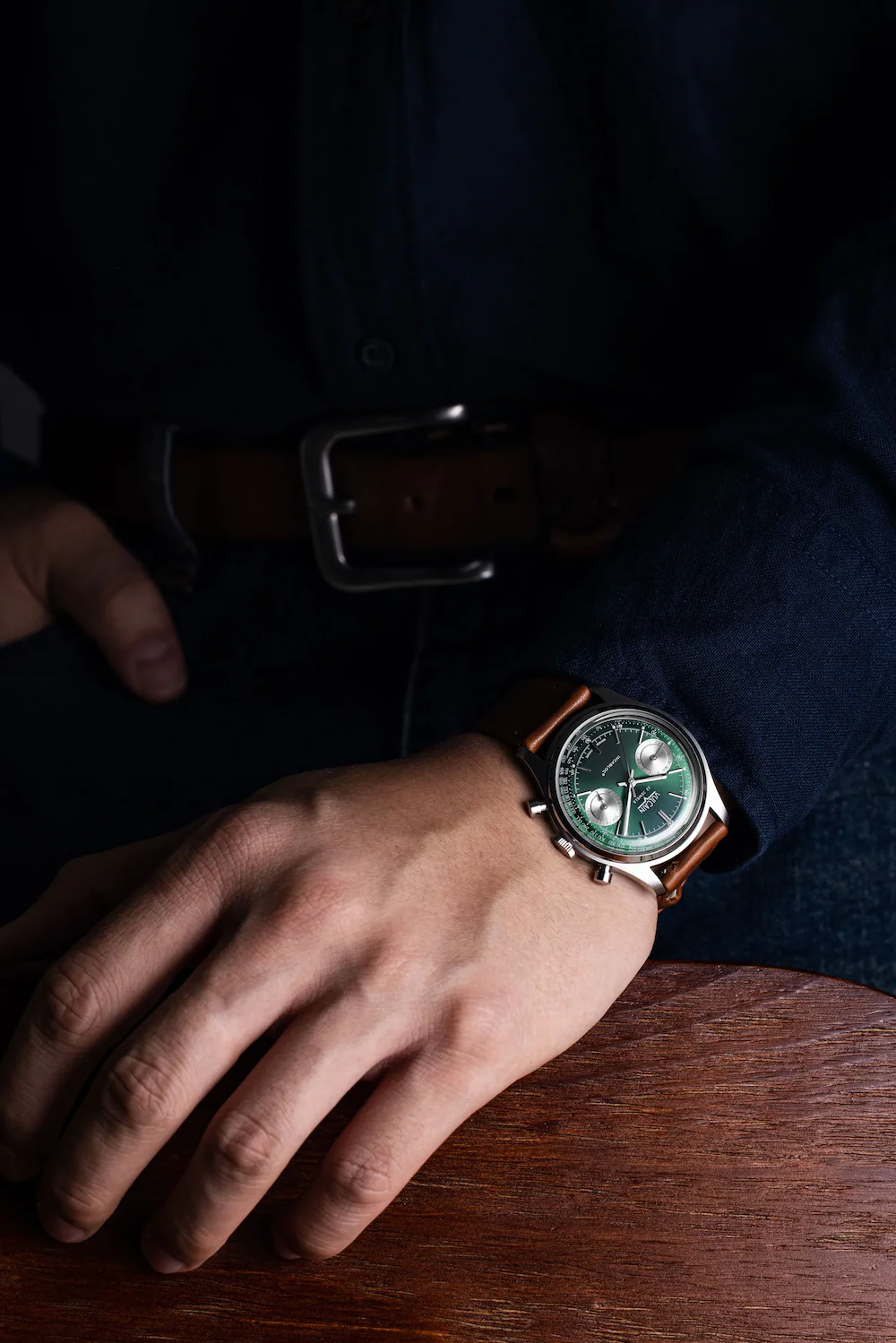 Vulcain Chronograph Green Limited Edition Watch - Image 4