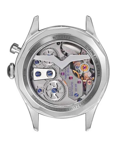 Vulcain Cricket Classique 36mm Black White Blue Watch - Image 3