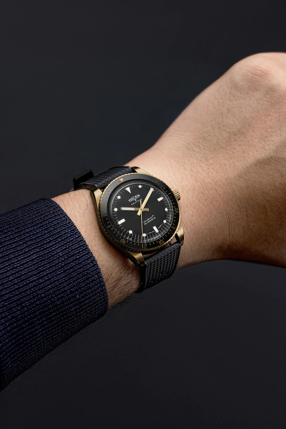Vulcain Skindiver Nautique Bronze Black Watch - Image 3