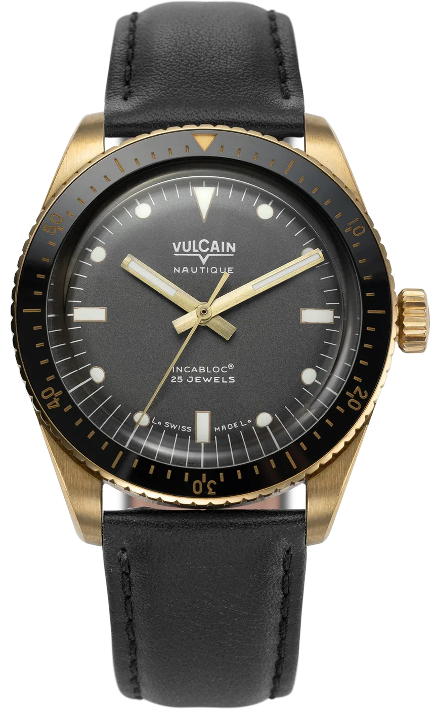 Vulcain Skindiver Nautique Bronze Grey Watch